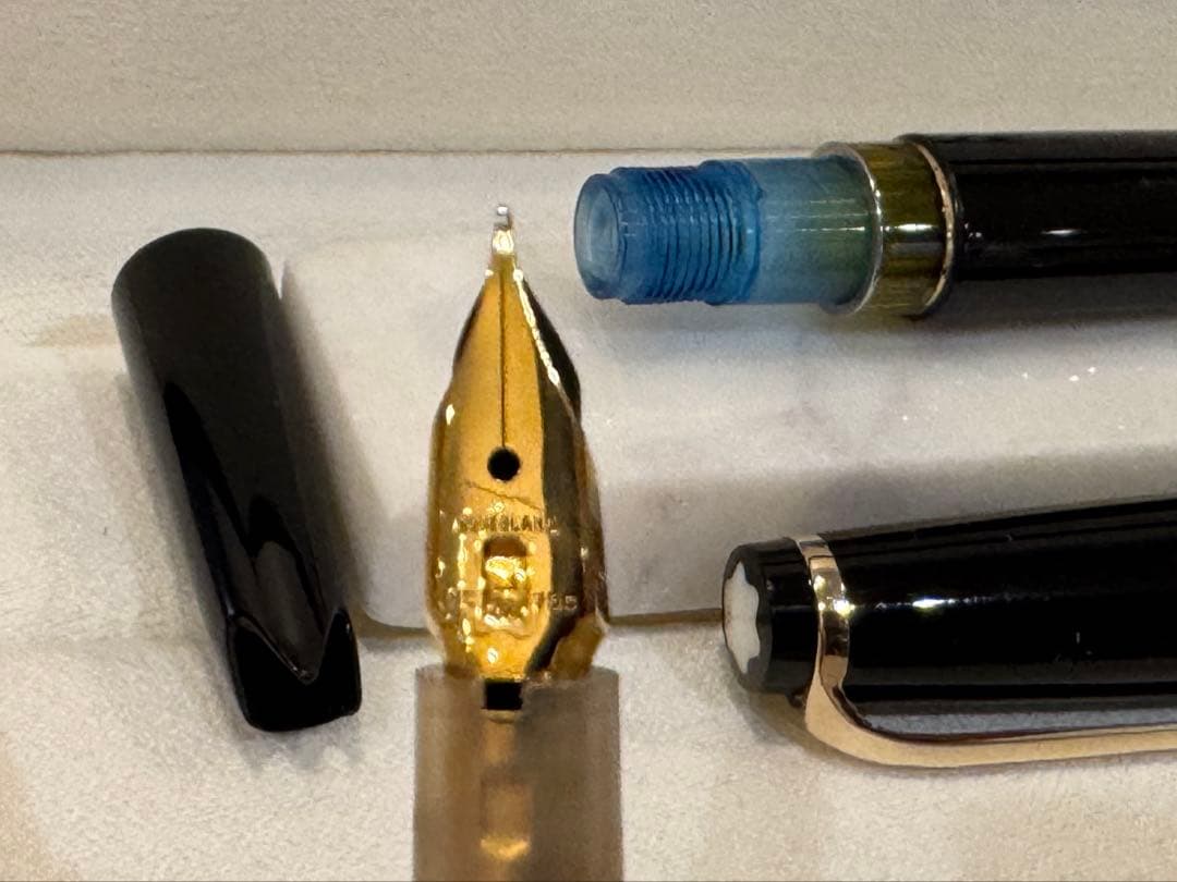 【極美品】モンブラン万年筆 No12 1960s ペン先18c 750 ブラック