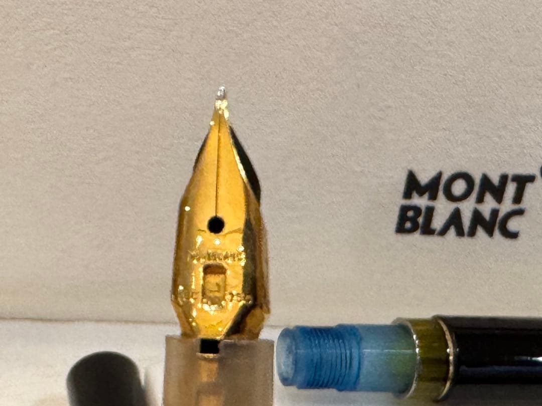 【極美品】モンブラン万年筆 No12 1960s ペン先18c 750 ブラック