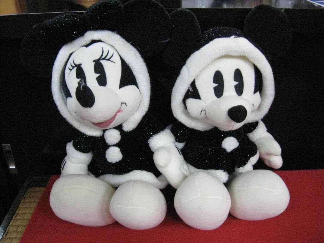 エスキモー風　ミニーマウスミッキーマウス　　ぬいぐるみセット