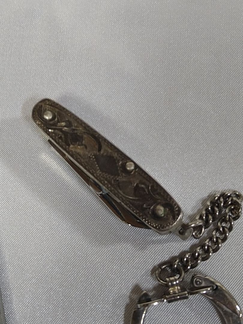 藤本ナイフ 東京ナイフ 純銀製 ペーパーナイフ ポケットナイフ 万能ナイフ