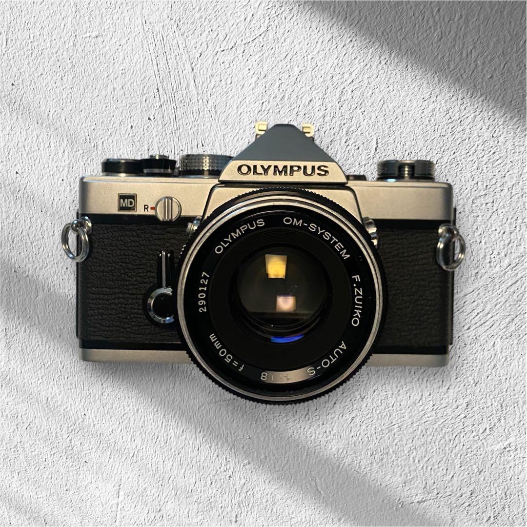 外観キレイ☆【OLYMPUS 】OM-1 MD フィルムカメラ