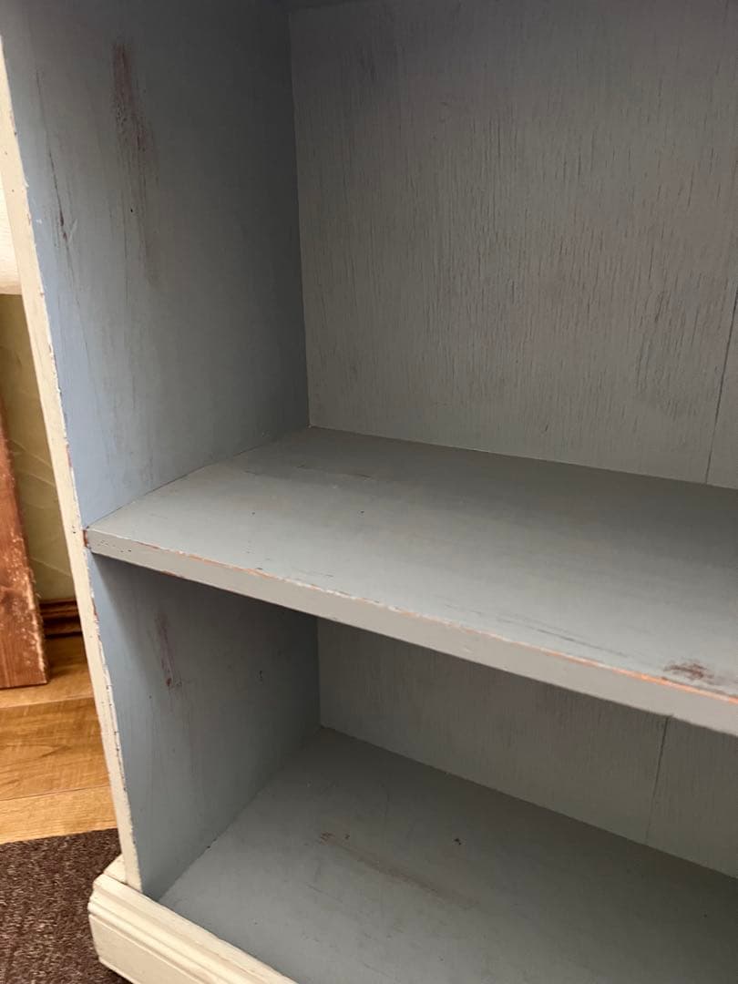 最終お値下げ価格！アンティーク風に作った白い棚＊シャビー