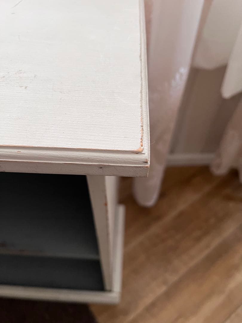 最終お値下げ価格！アンティーク風に作った白い棚＊シャビー