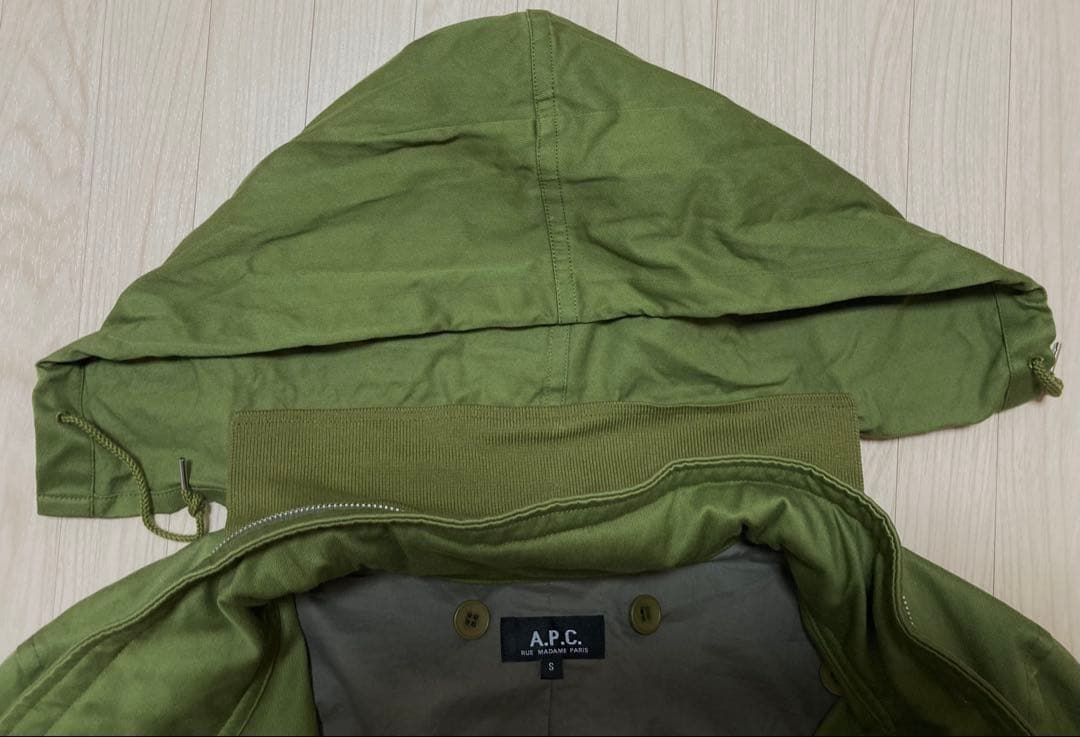 【週末セール】美品！A.P.C. アーペーセー コットンブルゾン ボアライナー付