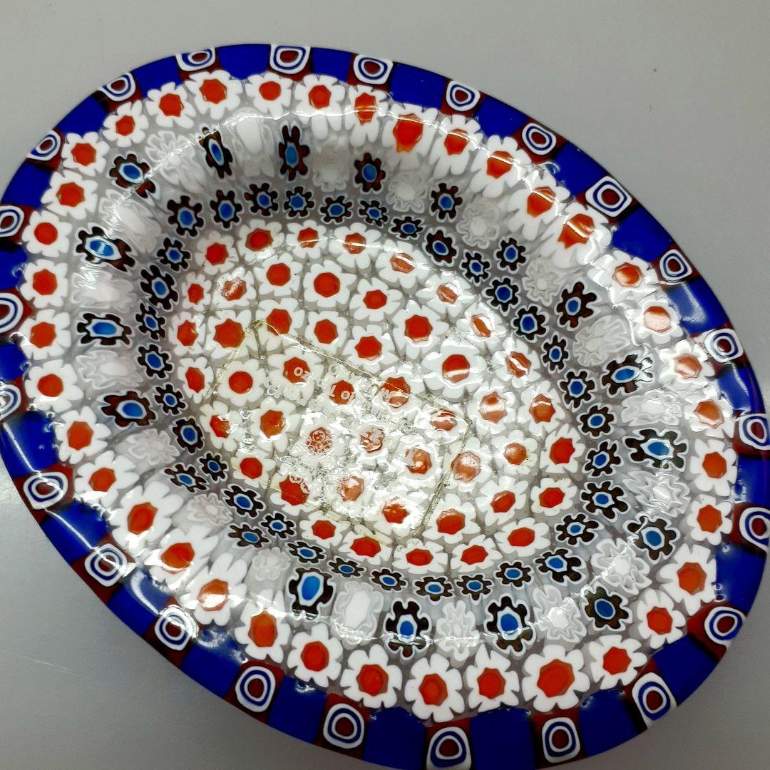 MURANO GLASS ミルフィオリ プレート 皿