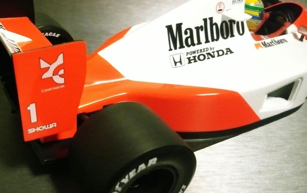 ミニチャンプス 1/18 F1 マクラーレン MP4/6 ホンダ A.セナ