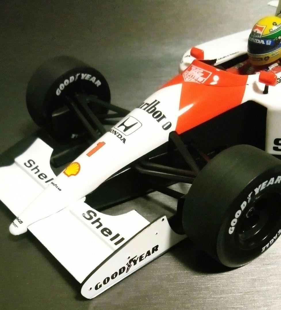ミニチャンプス 1/18 F1 マクラーレン MP4/6 ホンダ A.セナ