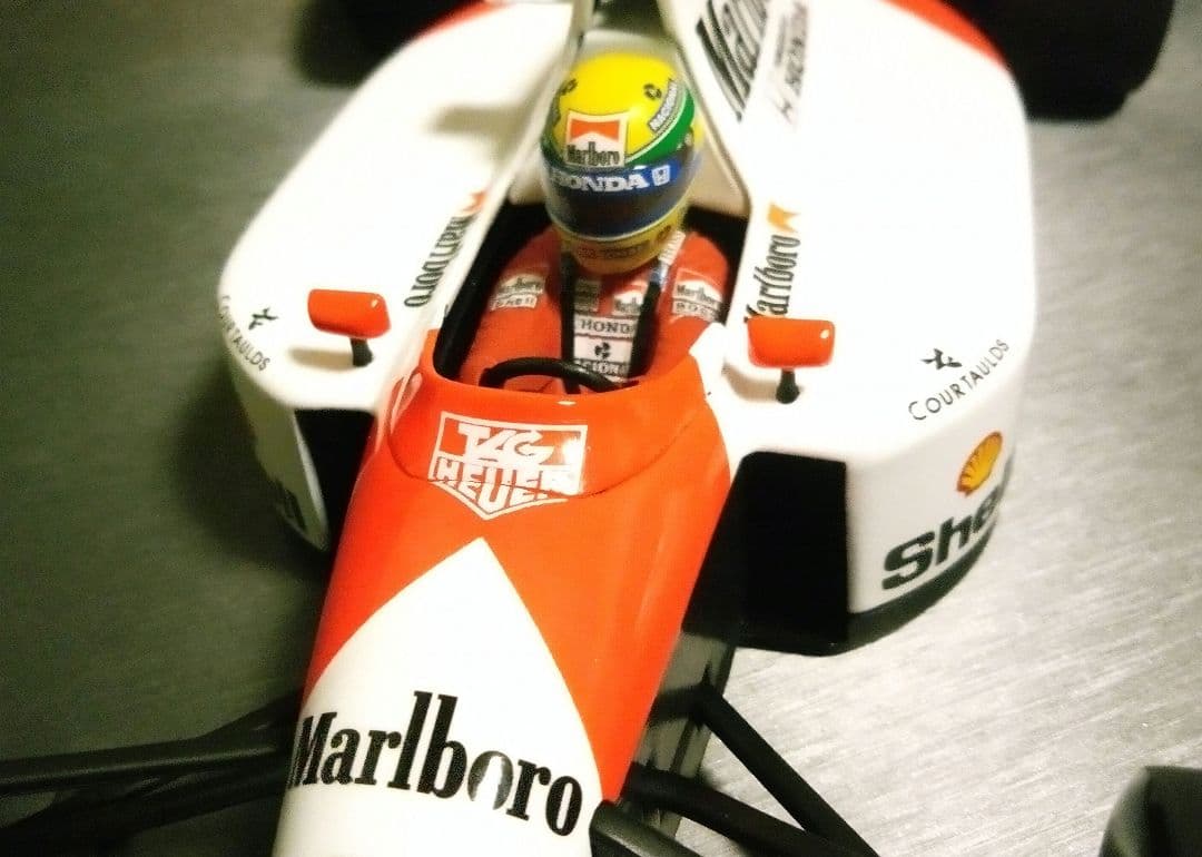 ミニチャンプス 1/18 F1 マクラーレン MP4/6 ホンダ A.セナ