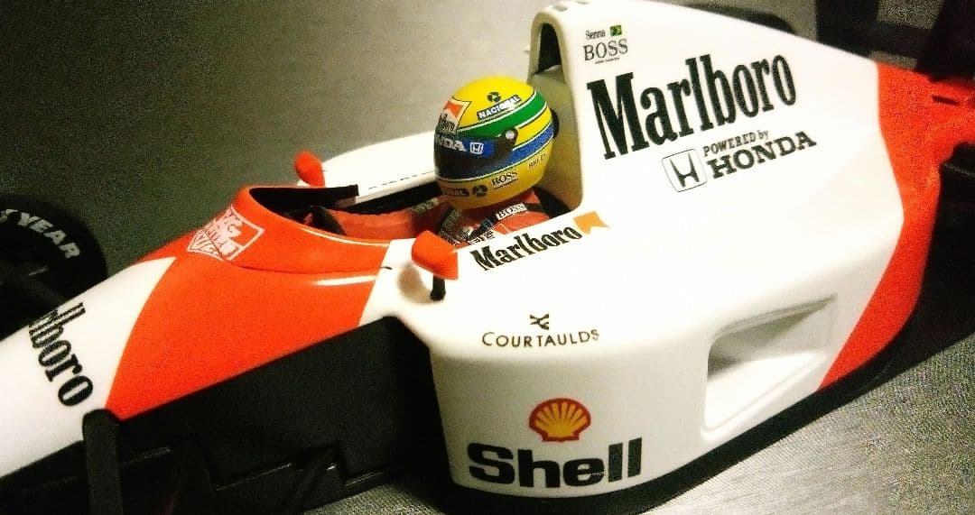 ミニチャンプス 1/18 F1 マクラーレン MP4/6 ホンダ A.セナ