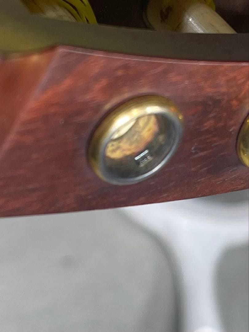 Y33 三味線 紅木　長唄　K18駒　金細　バチ　株式会社柏屋