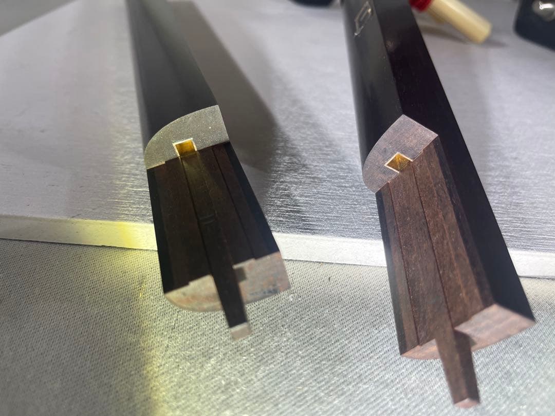 Y33 三味線 紅木　長唄　K18駒　金細　バチ　株式会社柏屋