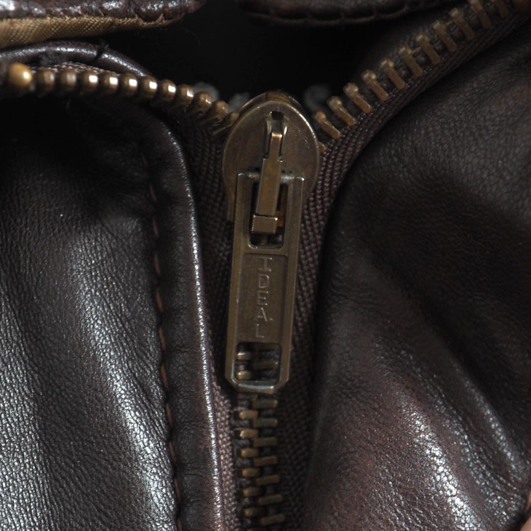 Schott　size40　シングルライダース　G-1　ダークブラウン　美品