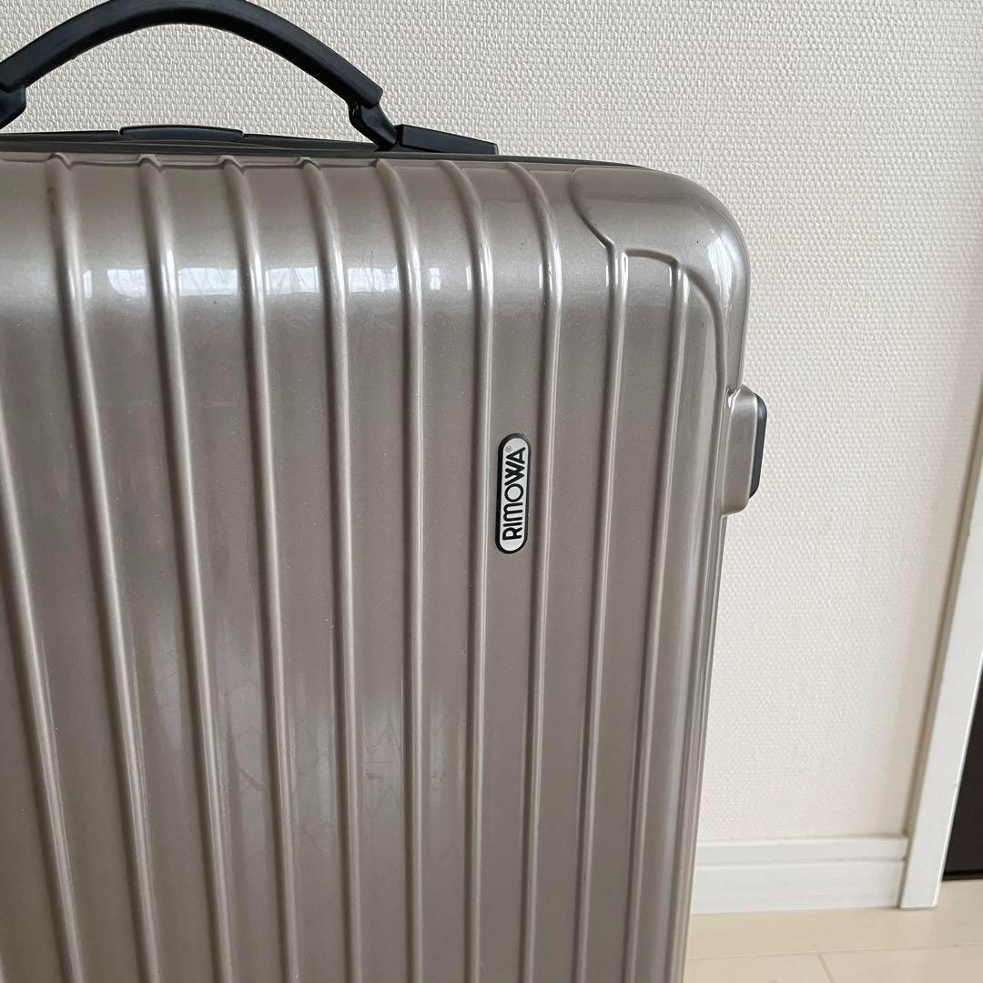 値下げ済✅リモワ サルサ 2輪 33L 付属品説明書 中板完備⭐︎人気色シャンパン