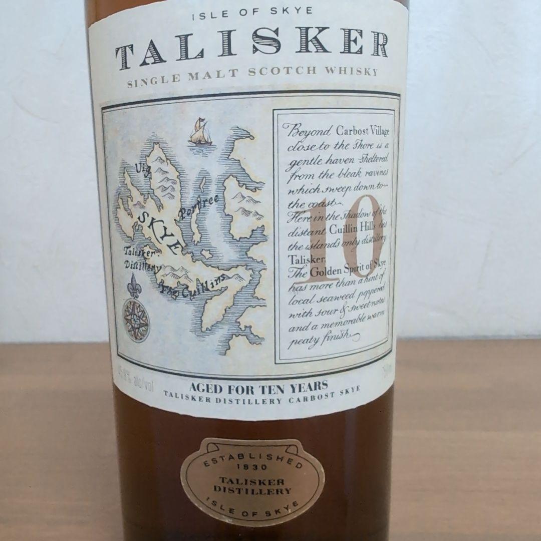 て*ん様 TALISKER タリスカー 10年 シングルモルトウイスキー 750