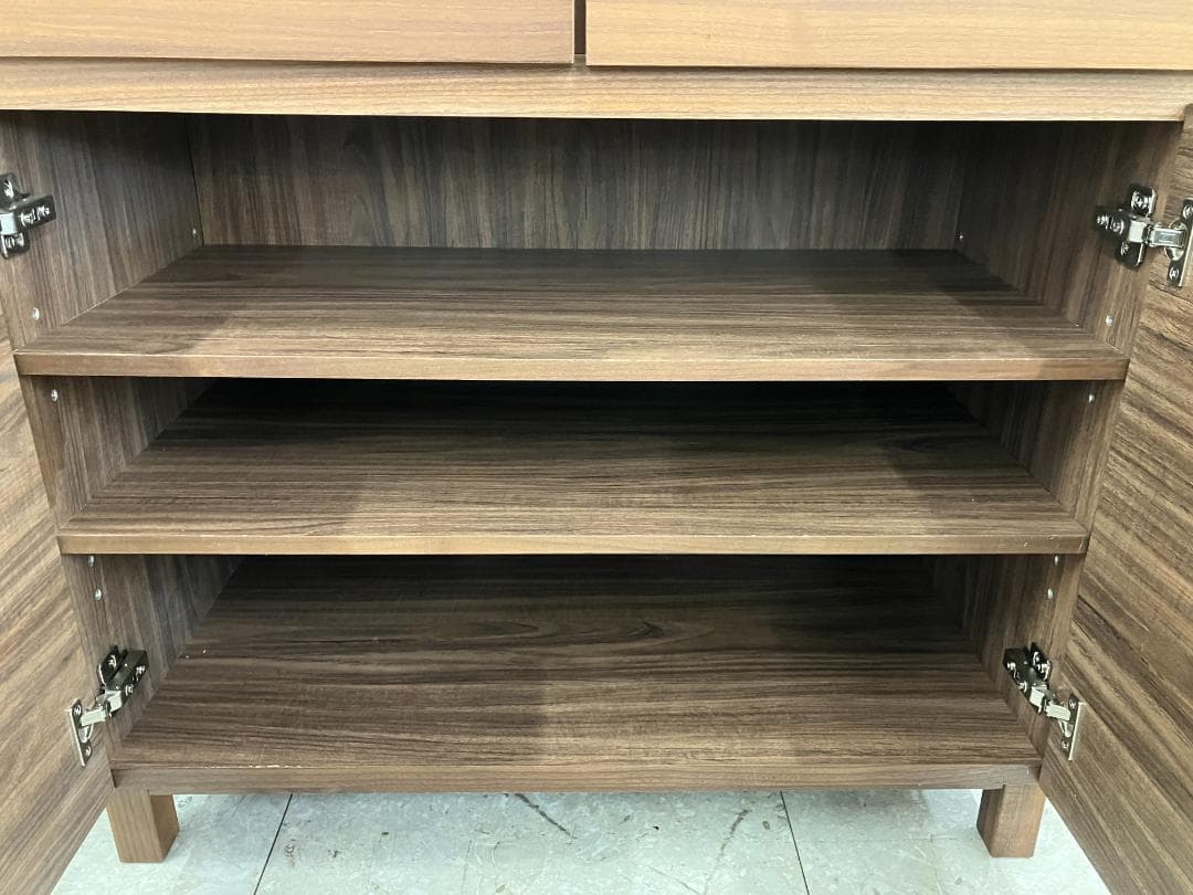 無印良品 キャビネット ウォールナット材 ブラウン