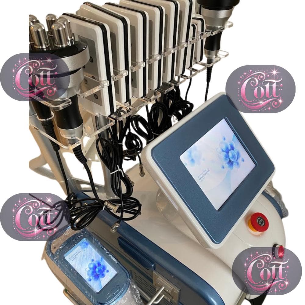 脂肪冷却マシン 3ハンドル搭載 非侵襲型痩身 RF/レーザー/キャビテーション付