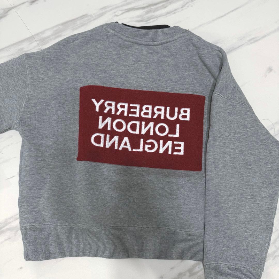 Burberry バーバリー トレーナー 8Y 128cm 裏起毛 美品