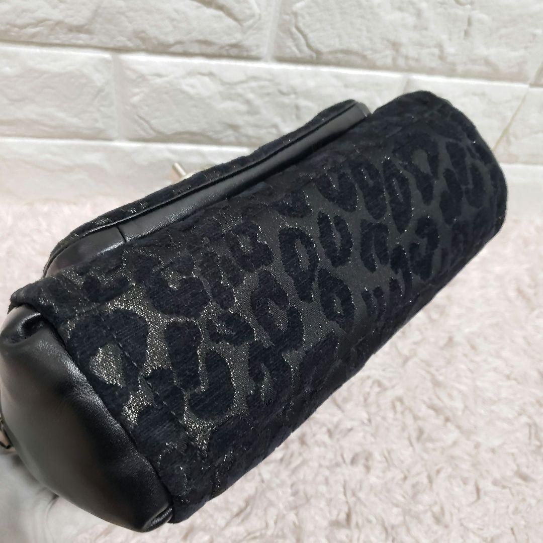 COACH コーチ レオパード 2way ショルダーハンドバッグ 極美品