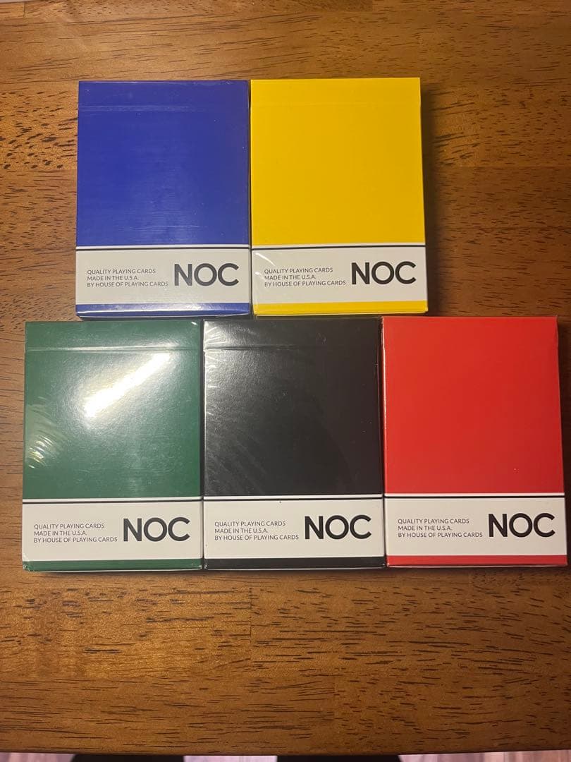NOC トランプセット 5色 未開封