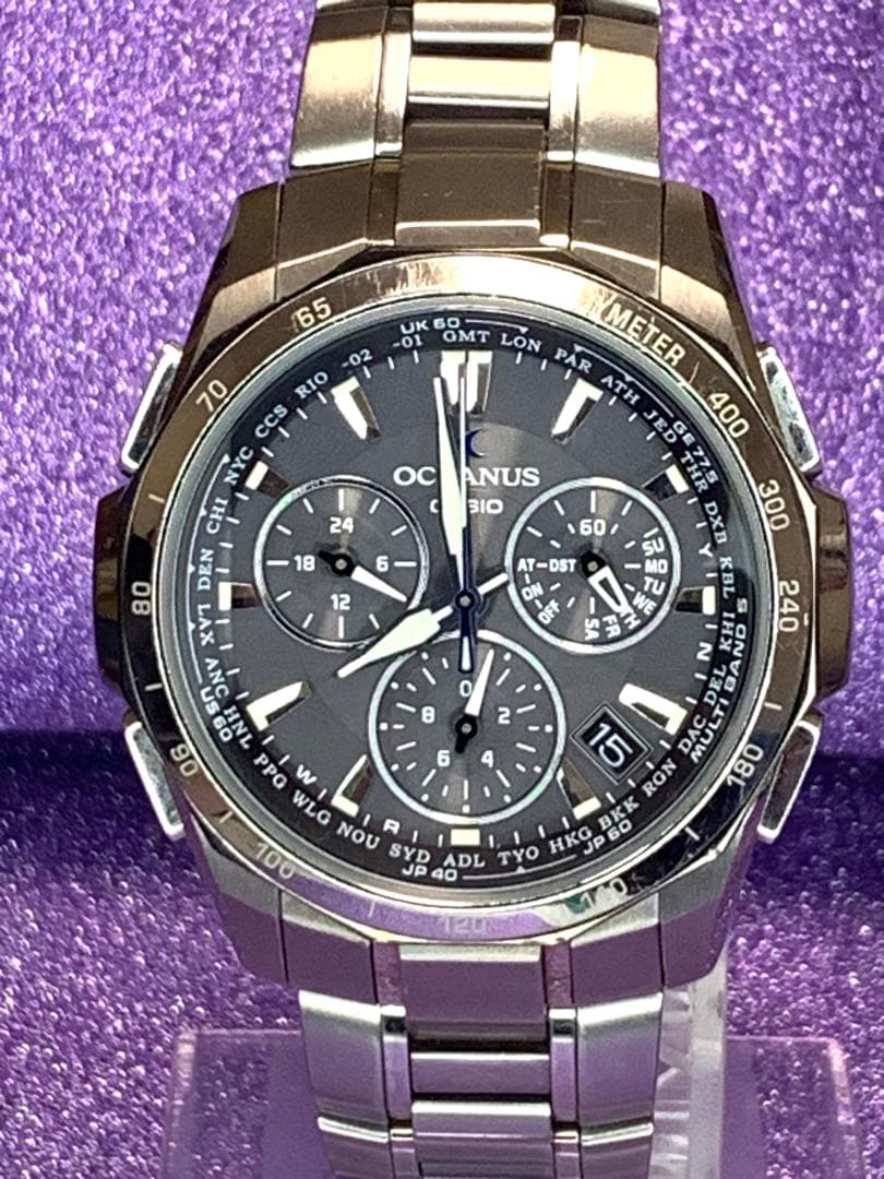 カシオ電波ソーラー腕時計OCEANUS Manta OCW-S1000