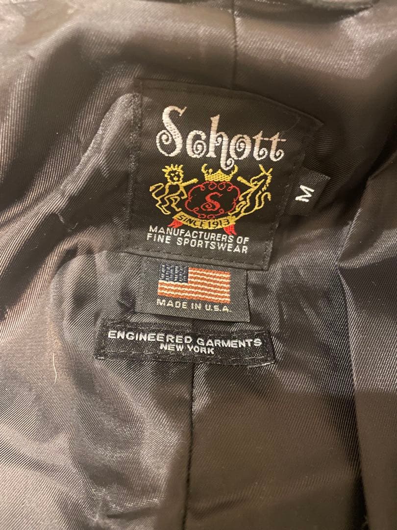 ENGINEERED GARMENTS × SCHOTT 新品未使用品