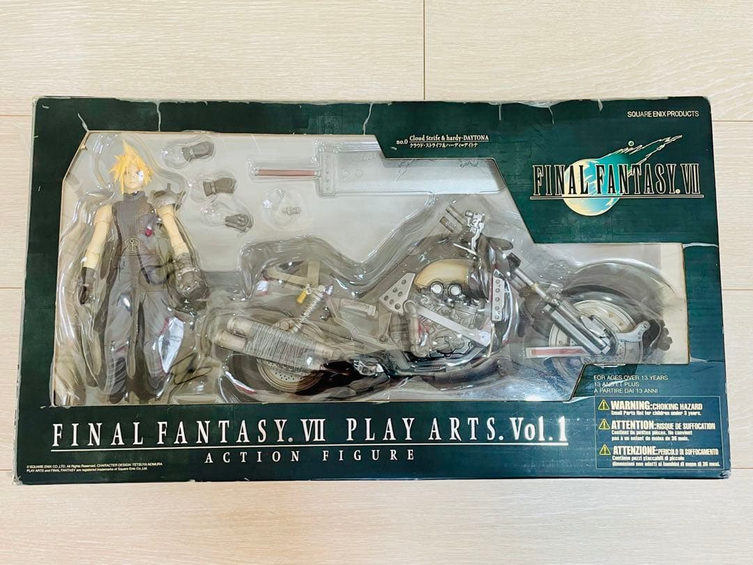 FF7 PLAY ARTS Vol.1 no.0 クラウド&ハーディ=デイトナ