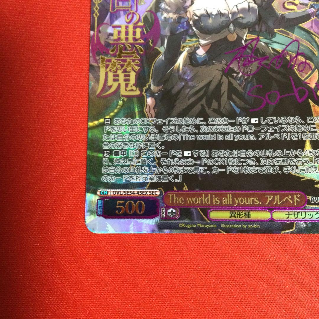 The world is all yours アルベド　sec サイン