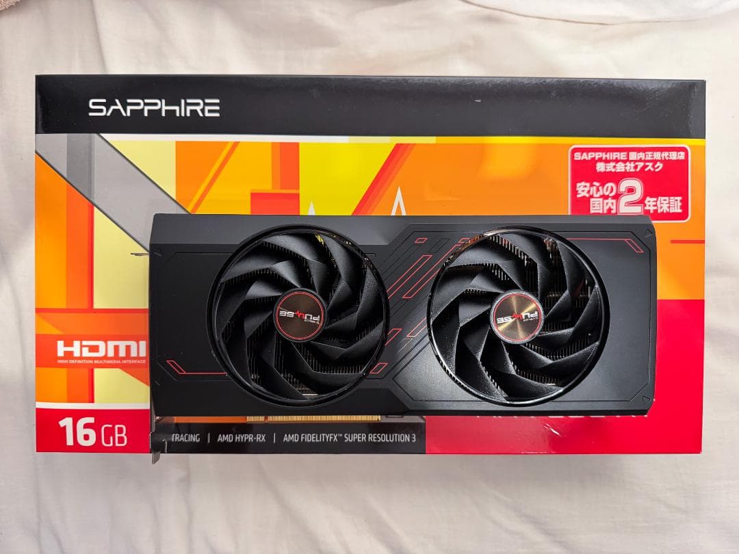 Radeon RX7800 XT 16GB 美品 SAPPHIRE PULSE