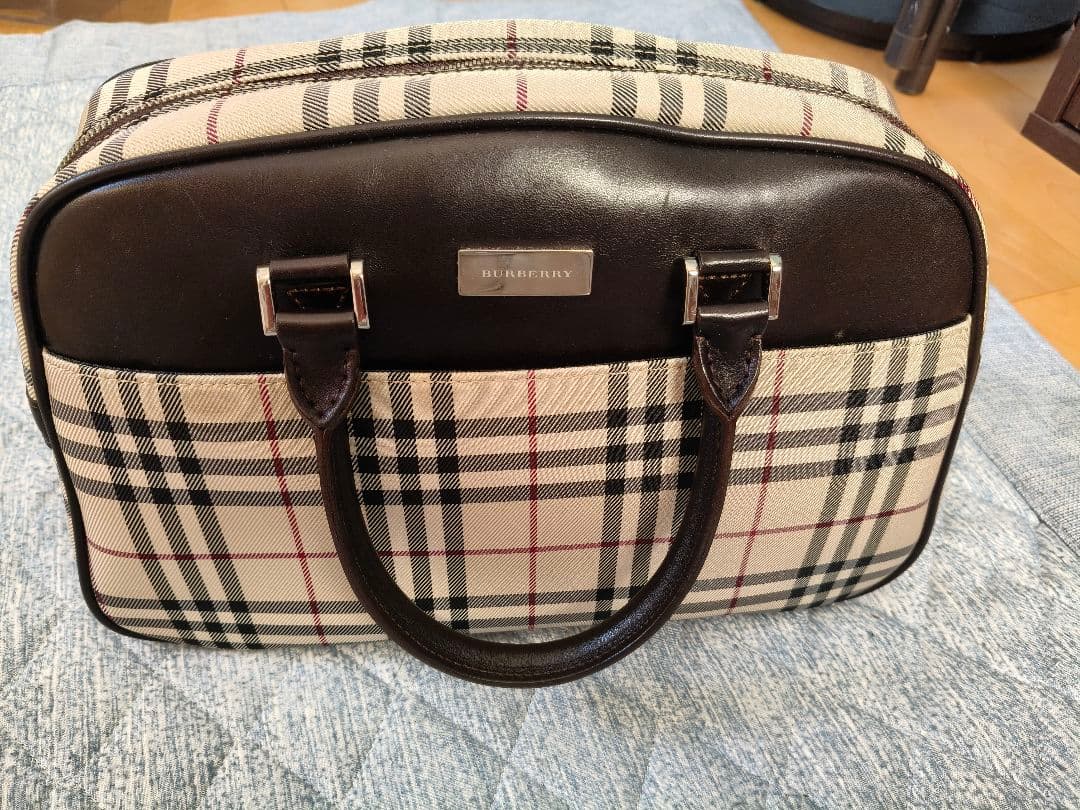 Burberry チェック柄 ハンドバッグ 中型