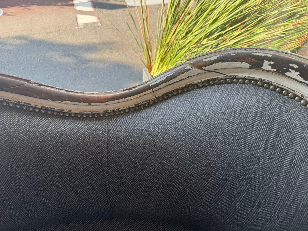 最終値引き クラシックスタイル グレーソファ