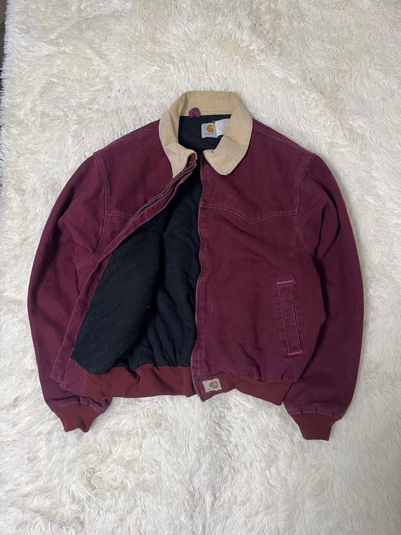 【超希少】1996年 カーハート サンタフェジャケット JQ2246 ワイン