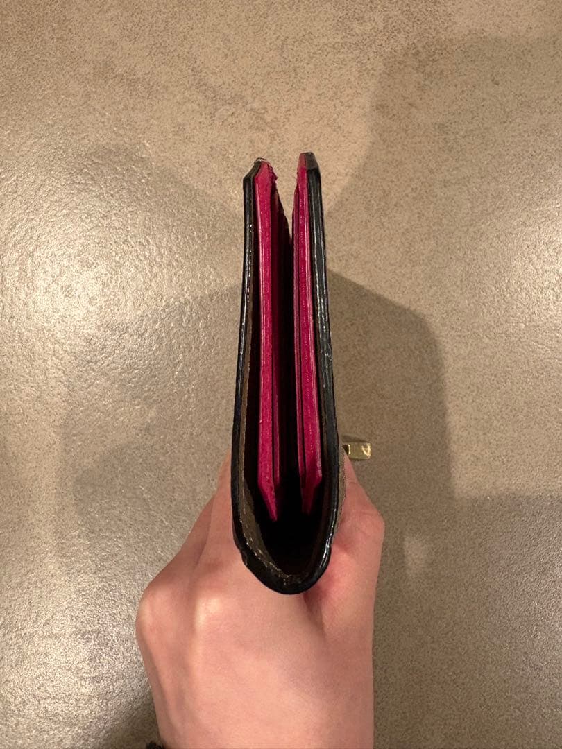 ラルコバレーノ　レザー スマートカードウォレット　財布