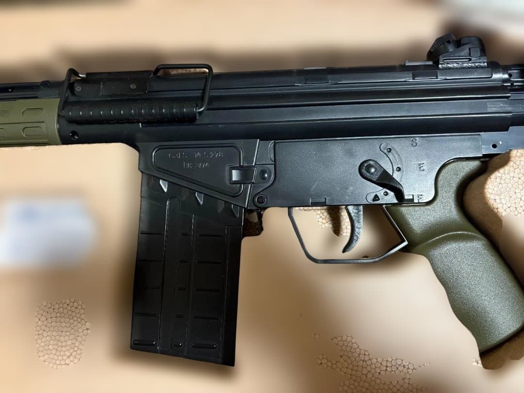 生産終了絶版品 マルイ エアーコッキングライフル H&K G3A3 ほぼ未使用品