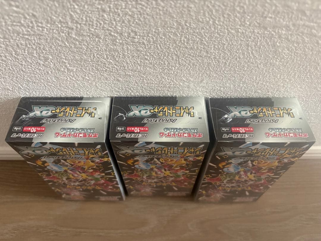 ポケモンカード シャイニートレジャーex シュリンク付 新品未開封 3BOX