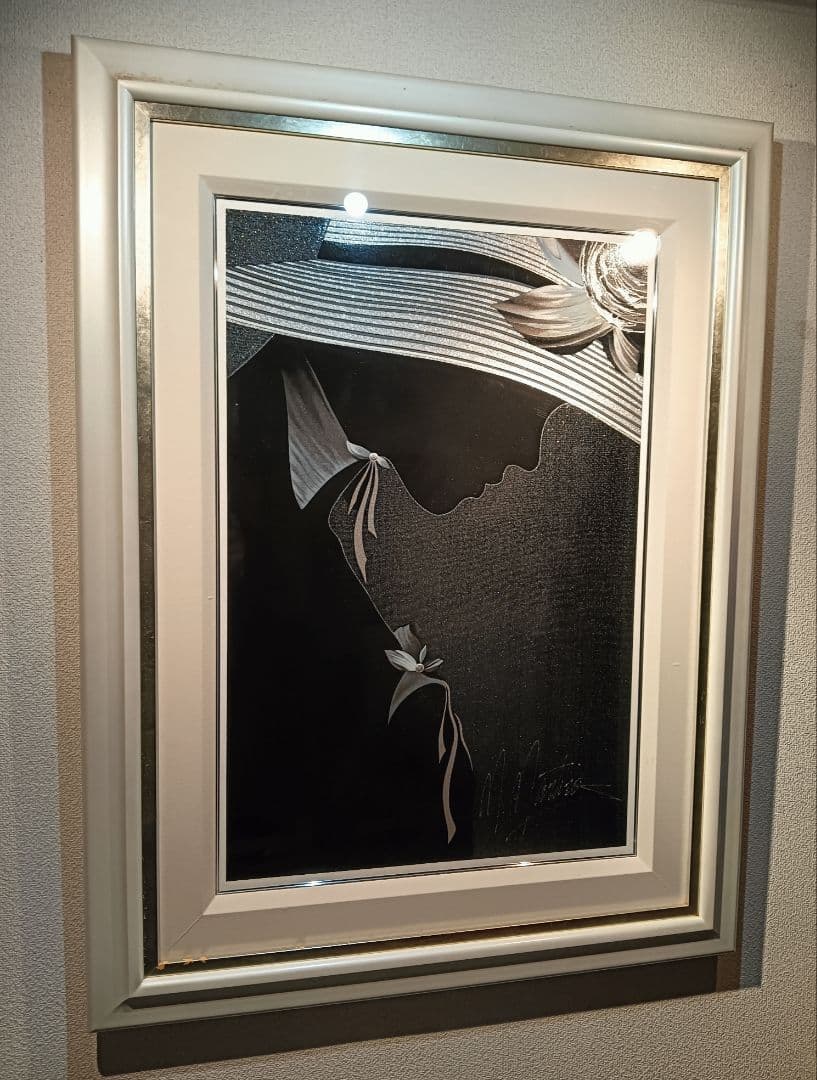 ☆原画　マーティロ・マヌキャン　オリジナル作品　１点物　大作　美人画　入手困難