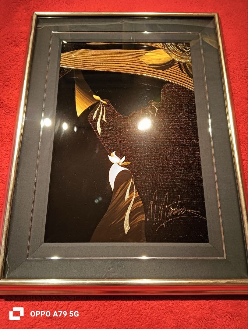 ☆原画　マーティロ・マヌキャン　オリジナル作品　１点物　大作　美人画　入手困難