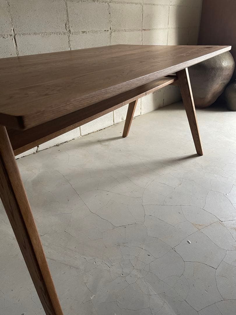 美品　unico ADDAY ウニコ　アディ　ダイニングテーブル オーク無垢材