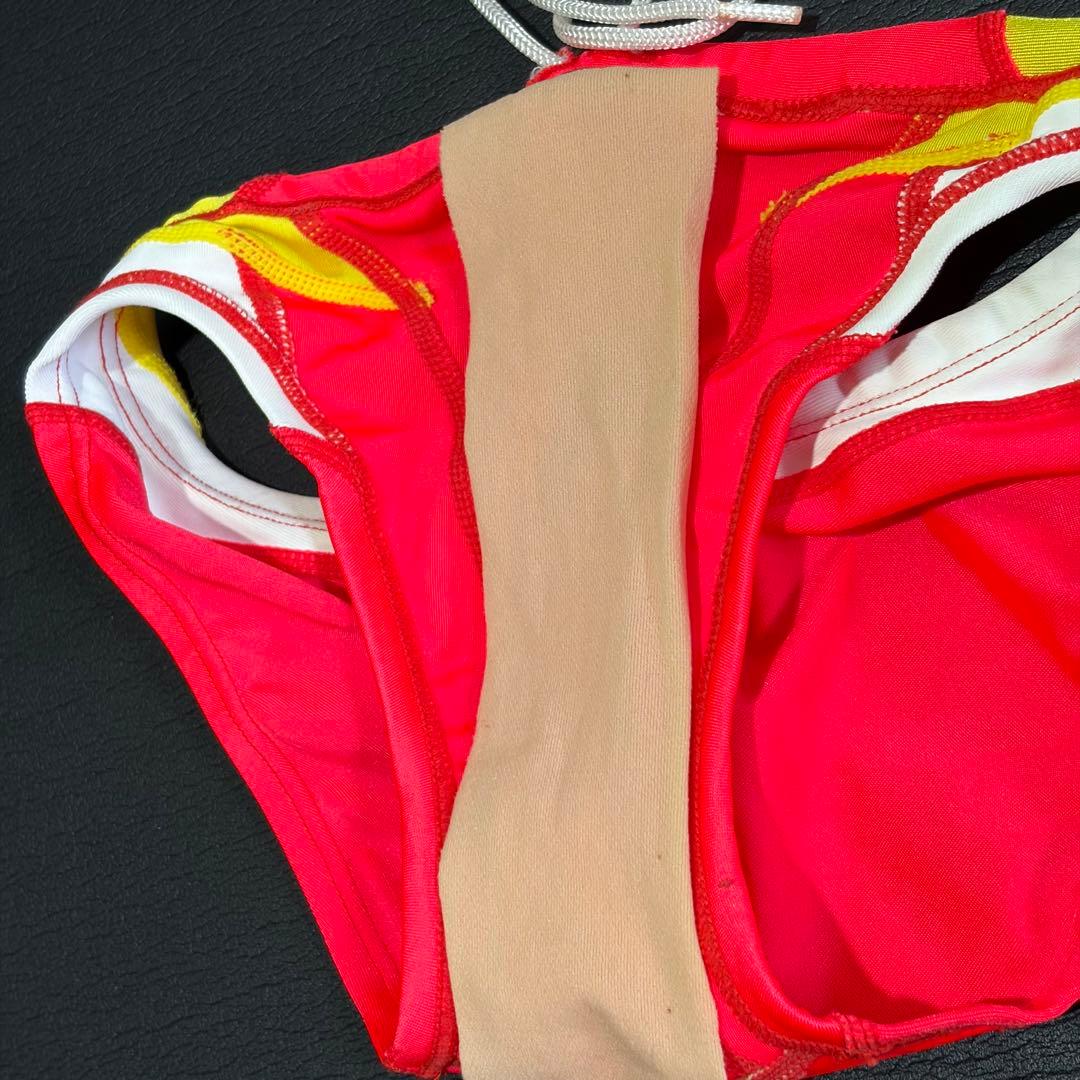 SPEEDO 競泳用水着 赤/黄 SSサイズ