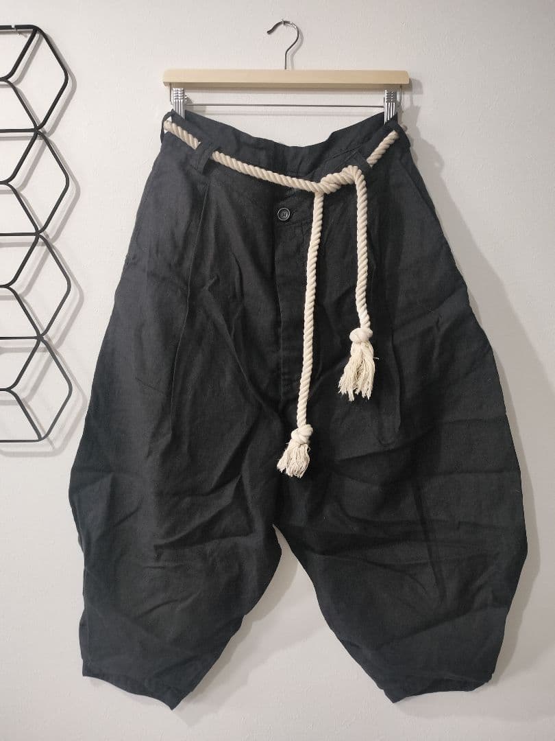 vital pure linen roped tuck pants リネンパンツ