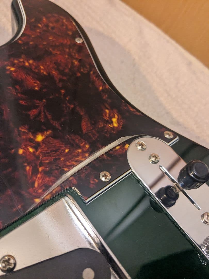 日本製テレキャスター FGN(フジゲン) グリーン エレキギター