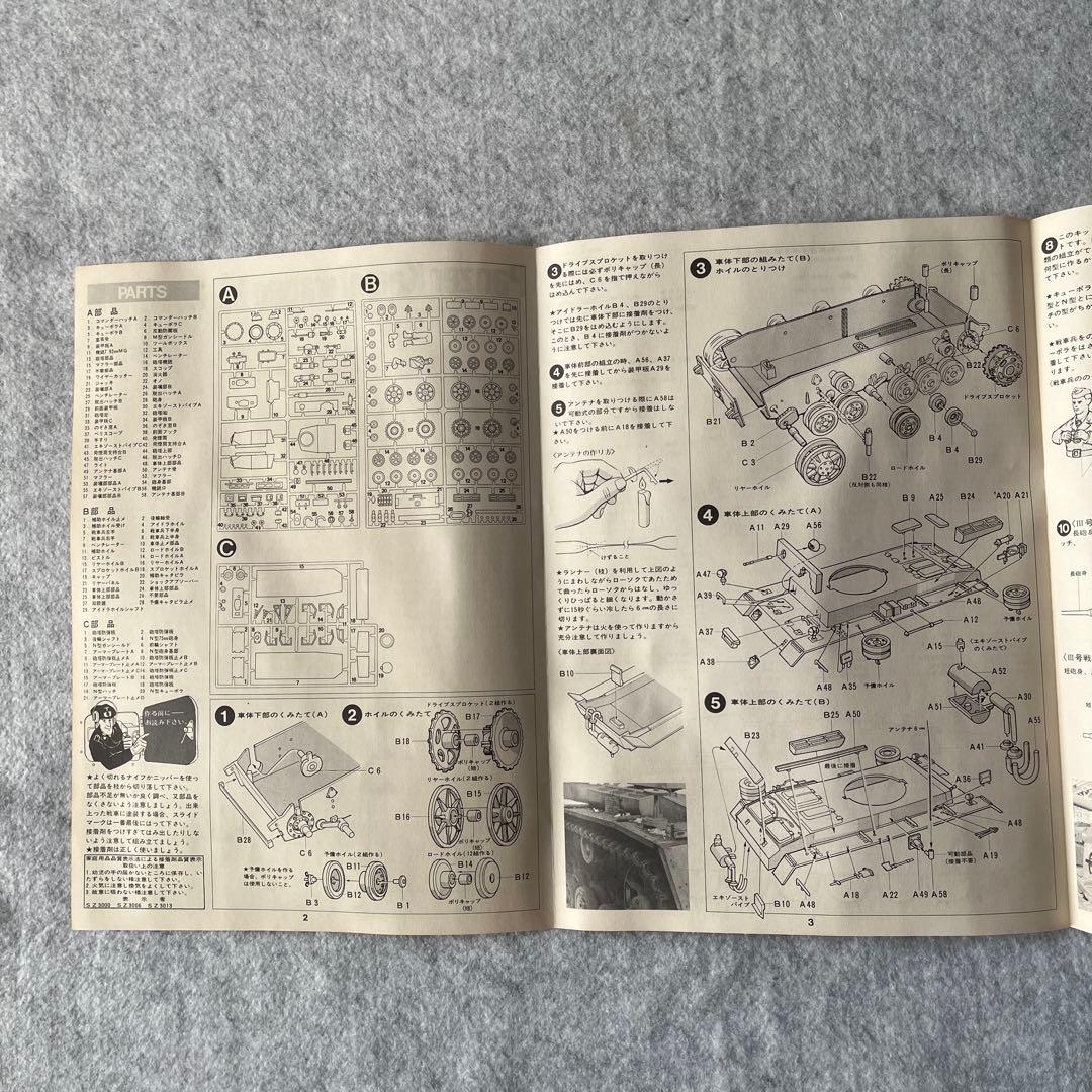 タミヤ 1/35 2号、3号、3号突撃戦車