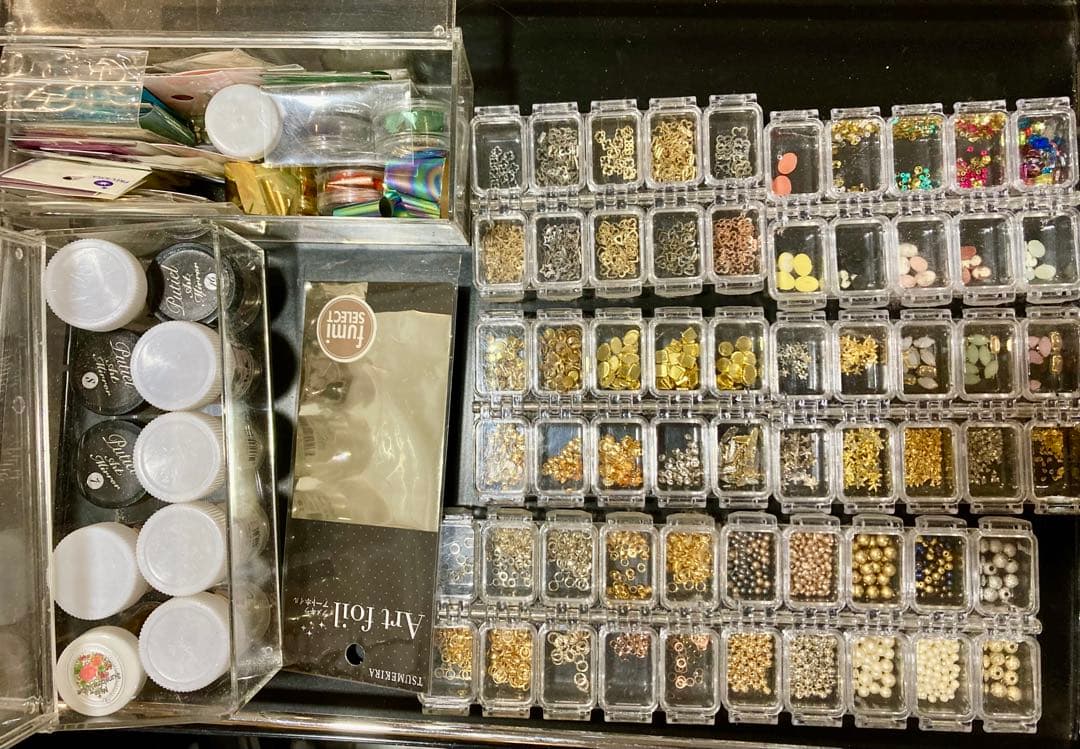 ネイルパーツ　スワロストーン　ファイル色々