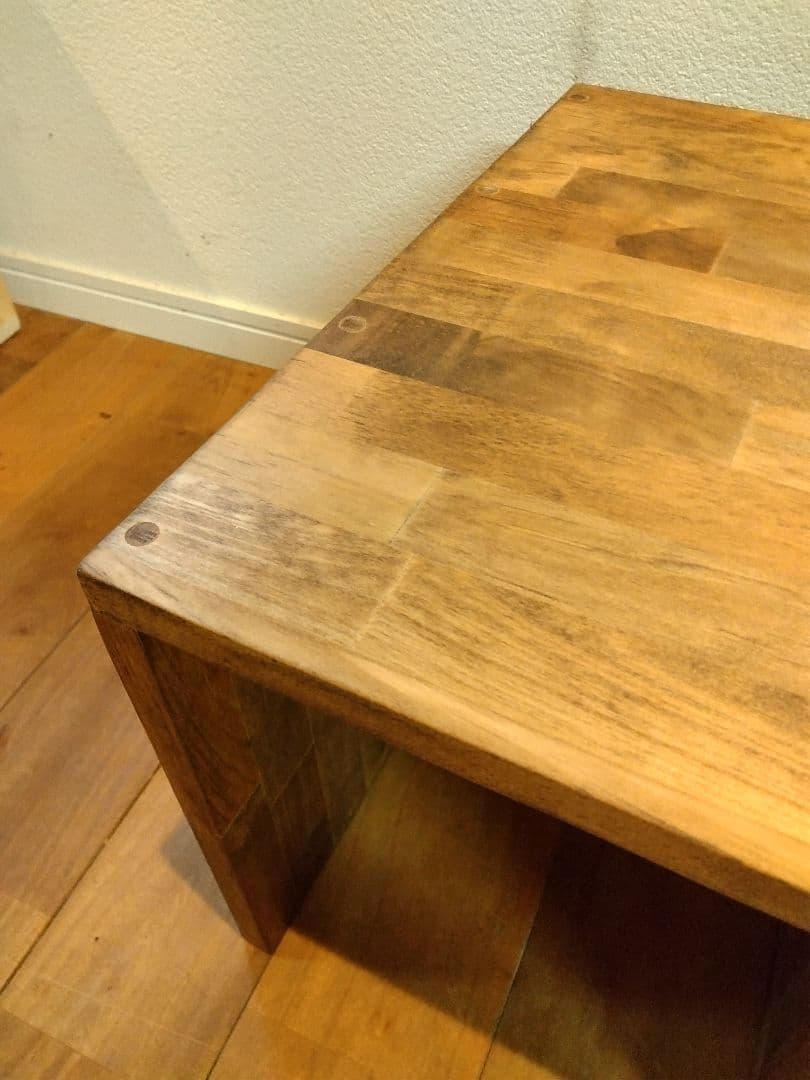 木製　ハンドメイド　オーダー　コの字型　棚　シェルフ　テレビ台　水槽台