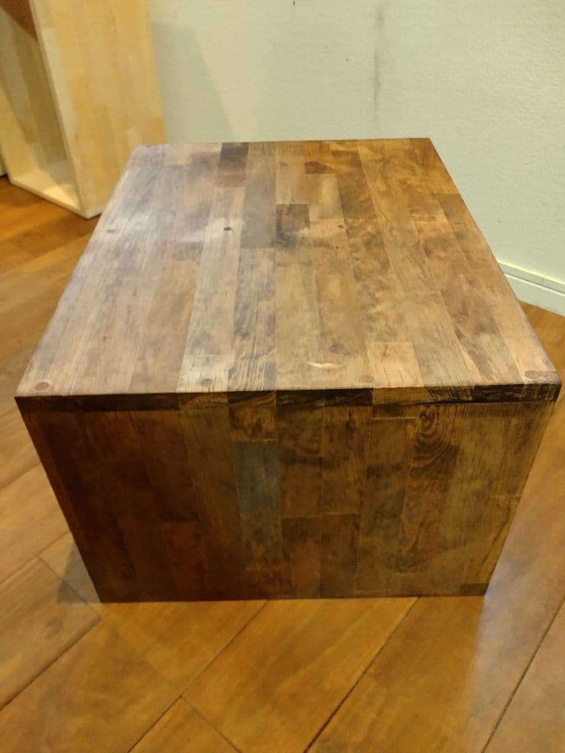 木製　ハンドメイド　オーダー　コの字型　棚　シェルフ　テレビ台　水槽台