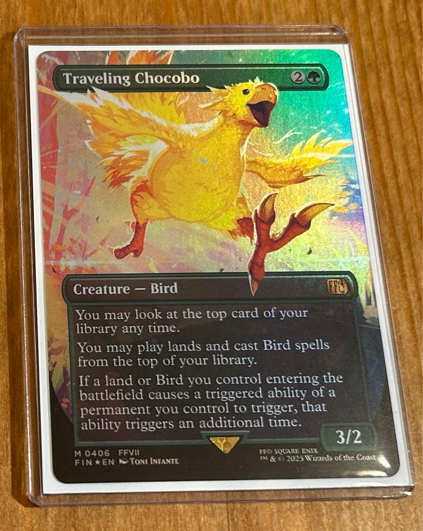 旅するチョコボ　traveling chocobo 英語版　foil