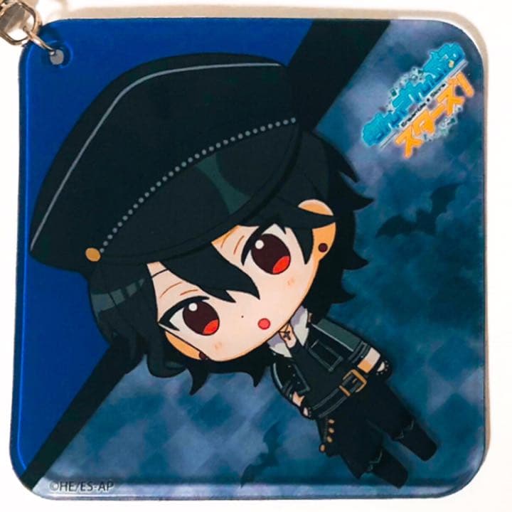 新品★あんスタ【朔間零】カラオケの鉄人★ふにふにコースター型ストラップ