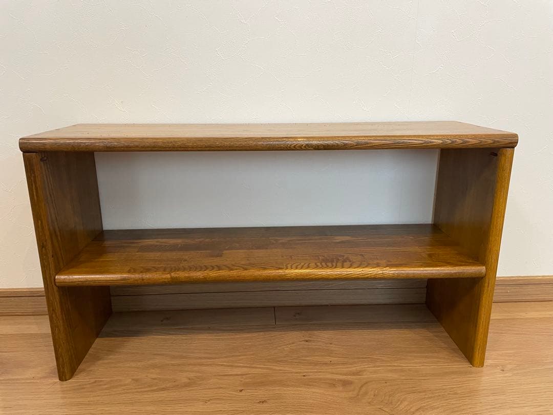 なごさん専用　ローテーブル　棚　カフェテーブル　テレビボード　無垢　オーク