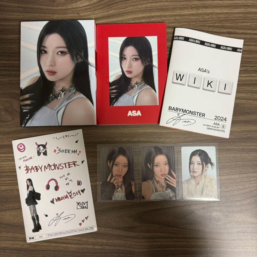 まとめ売り　バラ売り⭕　BABYMONSTER ベビモン　アサ　グッズ　トレカ