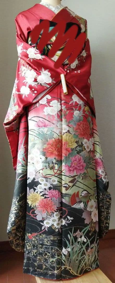 kkim様　練習用にも！　388.振袖単品　正絹　フルセット　成人式　谷崎潤一郎