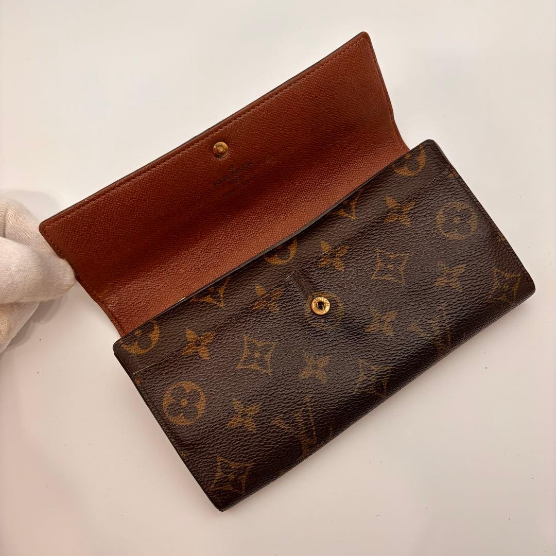 【鑑定済み】✨ルイヴィトン✨ポルトフォイユ サラ✨二つ折り財布 モノグラム